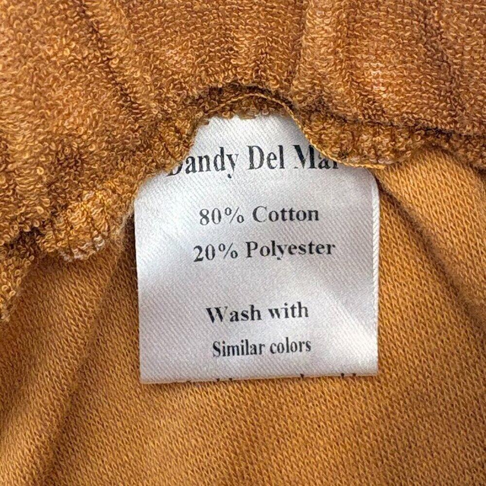Dandy Del Mar Shorts The Santorini Burnt Sienna Terry Cloth Shorts Womens Size S - Picture 5 of 10